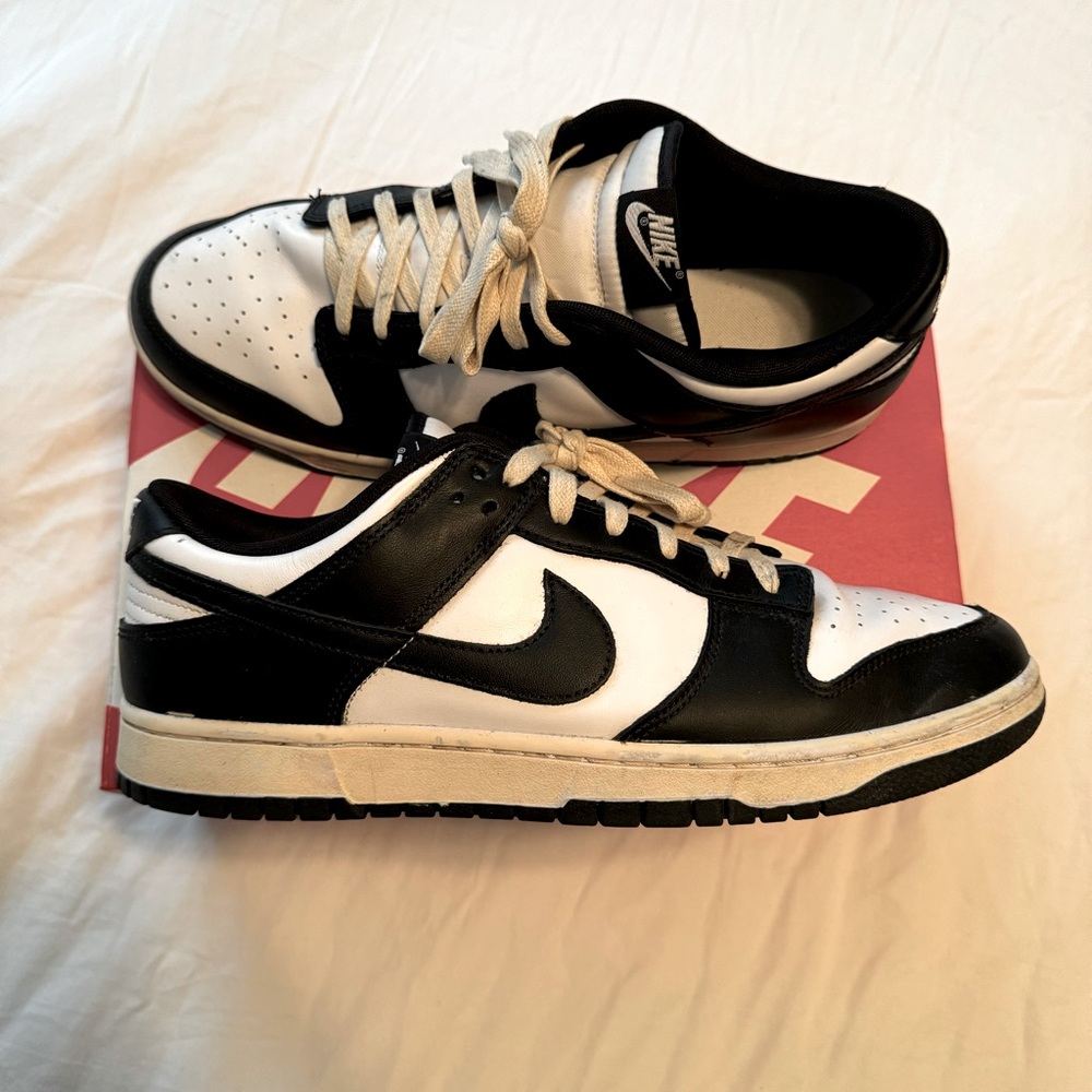 Nike Dunk Low Panda Custom Vintage